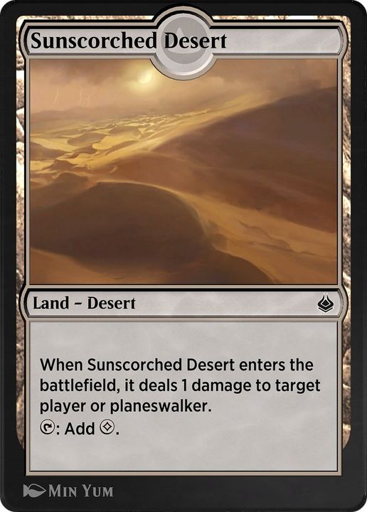 Sunscorched Desert in the group Magic the Gathering / Sets / Amonkhet Remastered at Proxyprinters.com (20837)