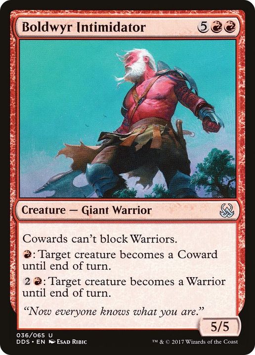 Boldwyr Intimidator in the group Magic the Gathering / Types / Creatures / Warrior at Proxyprinters.com (2085)