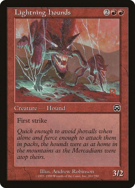 Lightning Hounds in the group Magic the Gathering / Types / Colors / Red at Proxyprinters.com (20860)