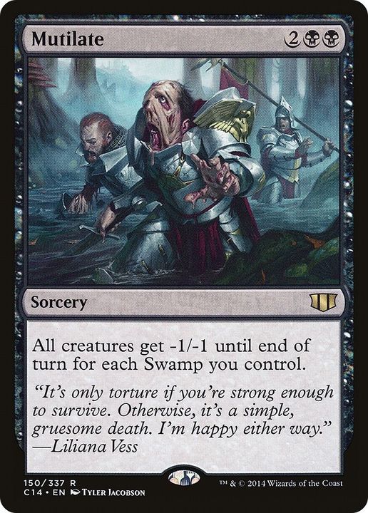 Mutilate in the group Magic the Gathering / Types / Colors / Black at Proxyprinters.com (20880)