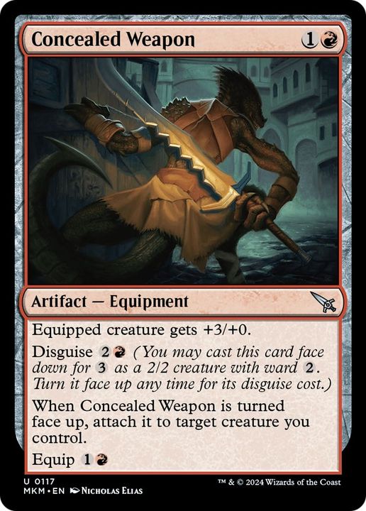 Concealed Weapon in the group Magic the Gathering / Types / Artifacts / Artifact at Proxyprinters.com (20891)