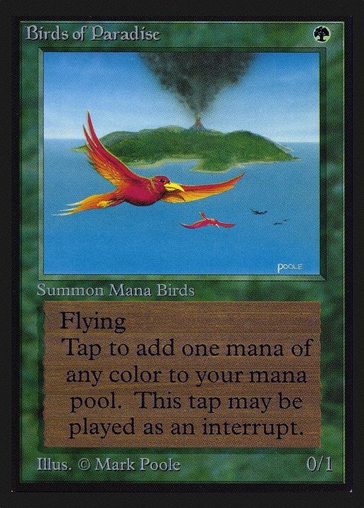 Birds of Paradise in the group Magic the Gathering / Sets / Intl. Collectors' Edition at Proxyprinters.com (20892)