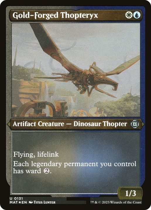 Gold-Forged Thopteryx in the group Advanced search at Proxyprinters.com (20897)