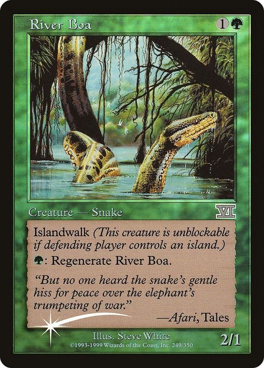 River Boa in the group Magic the Gathering / Types / Colors / Green at Proxyprinters.com (20950)