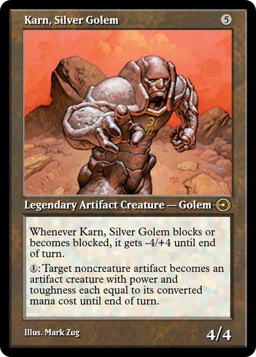 Karn, Silver Golem in the group Magic the Gathering / Types / Artifacts / Legendary Artifact at Proxyprinters.com (20964)