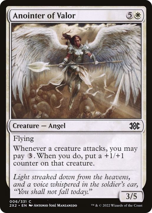 Anointer of Valor in the group Magic the Gathering / Types / Colors / White at Proxyprinters.com (21008)