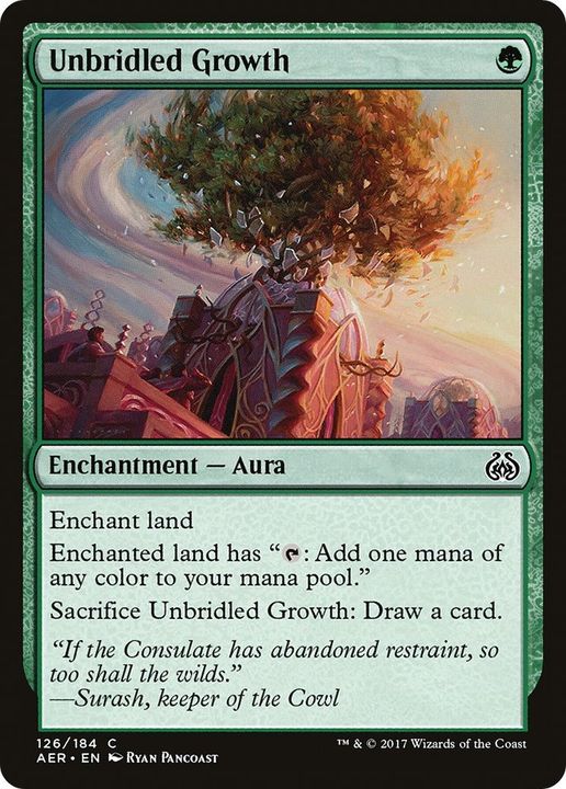 Unbridled Growth in the group Magic the Gathering / Types / Colors / Green at Proxyprinters.com (21009)