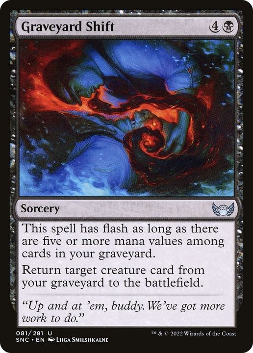 Graveyard Shift in the group Magic the Gathering / Types / Colors / Black at Proxyprinters.com (21024)