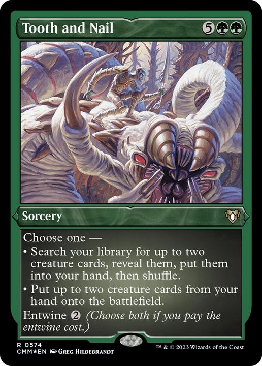 Tooth and Nail in the group Magic the Gathering / Types / Colors / Green at Proxyprinters.com (21060)