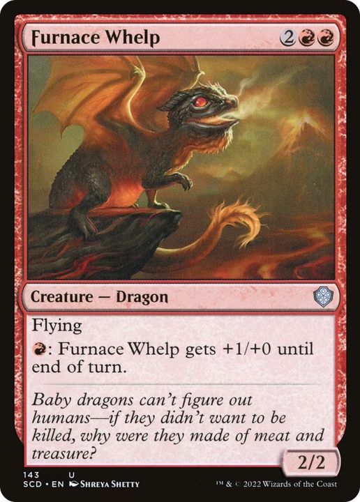 Furnace Whelp in the group Magic the Gathering / Types / Colors / Red at Proxyprinters.com (21073)