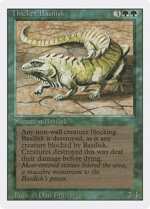 Thicket Basilisk in the group Magic the Gathering / Types / Colors / Green at Proxyprinters.com (2110)