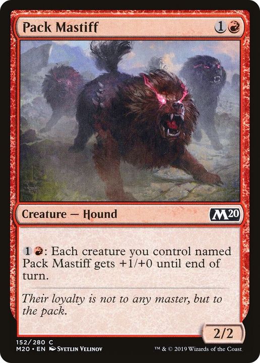 Pack Mastiff in the group Magic the Gathering / Sets / Core Set 2020 at Proxyprinters.com (21132)