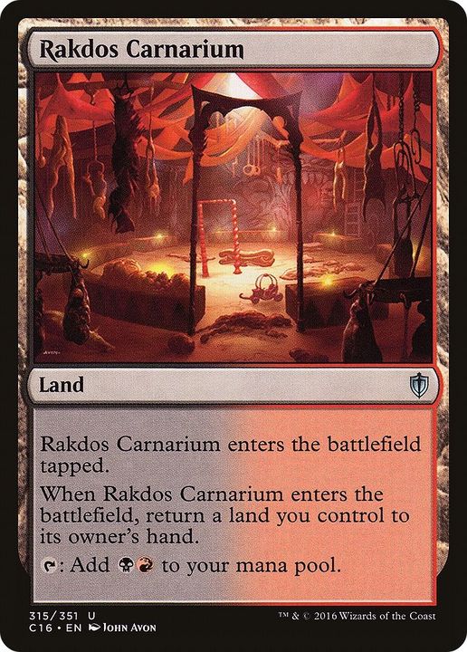 Rakdos Carnarium in the group Magic the Gathering / Types / Colors / Colorless at Proxyprinters.com (21174)