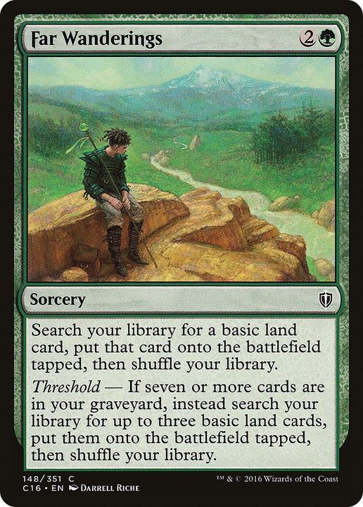 Far Wanderings in the group Magic the Gathering / Types / Colors / Green at Proxyprinters.com (21175)