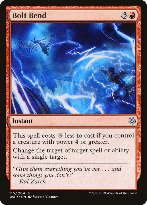 Bolt Bend in the group Magic the Gathering / Types / Colors / Red at Proxyprinters.com (21176)