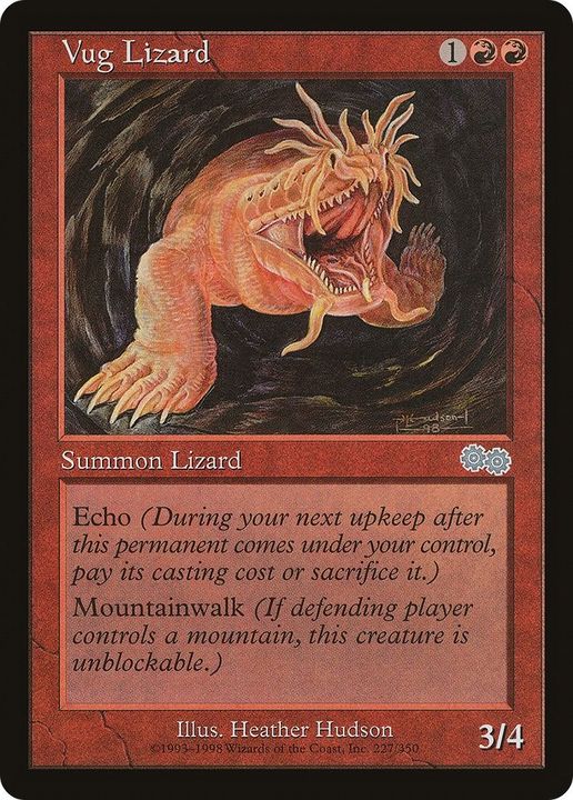 Vug Lizard in the group Magic the Gathering / Sets / Urza's Saga at Proxyprinters.com (21185)