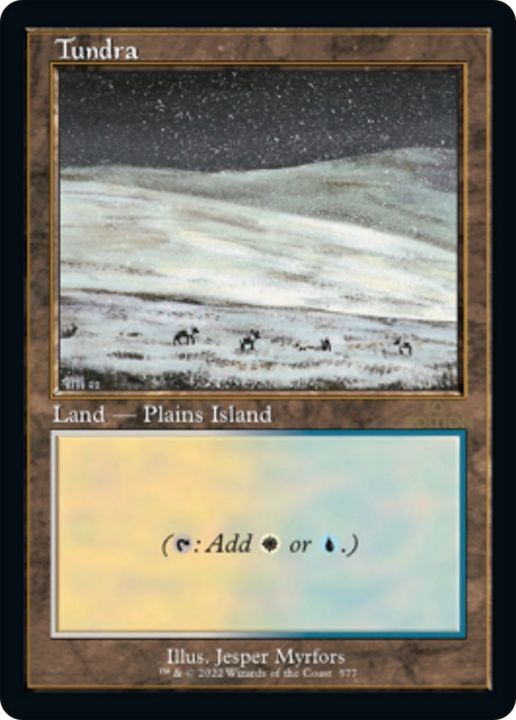 Tundra in the group Magic the Gathering / Types / Land / Island at Proxyprinters.com (2119)