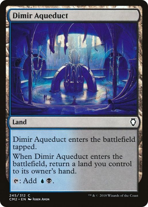 Dimir Aqueduct in the group Magic the Gathering / Sets / Commander Anthology Volume II at Proxyprinters.com (21191)