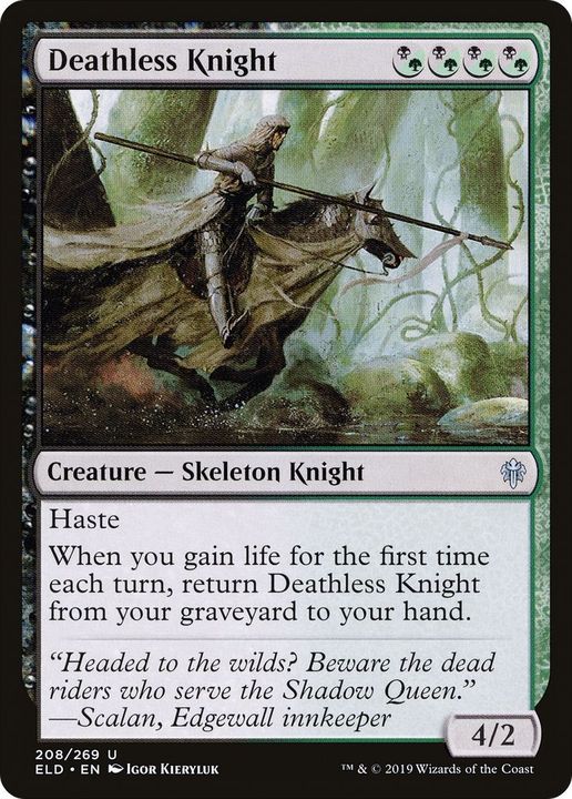 Deathless Knight in the group Magic the Gathering / Sets / Throne of Eldraine at Proxyprinters.com (21199)