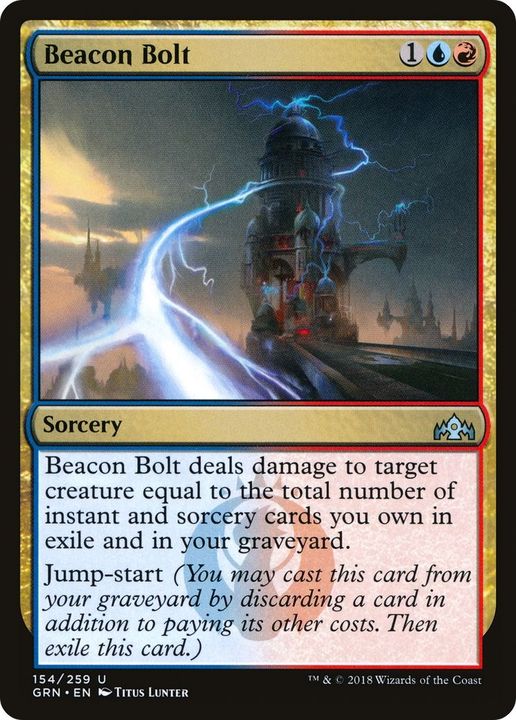 Beacon Bolt in the group Magic the Gathering / Types / Colors / Multicolors / R, U at Proxyprinters.com (21203)