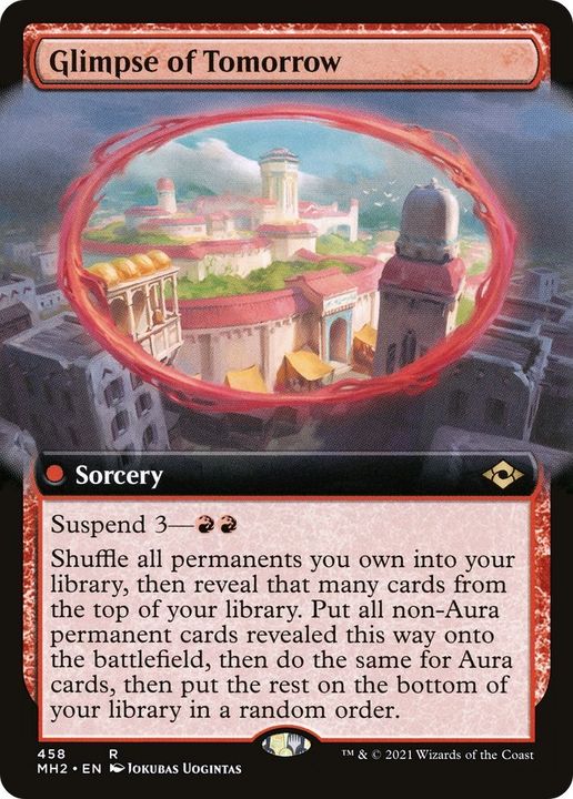 Glimpse of Tomorrow in the group Magic the Gathering / Types / Colors / Red at Proxyprinters.com (21208)