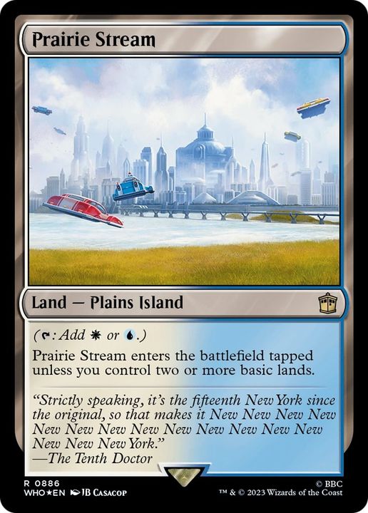 Prairie Stream in the group Magic the Gathering / Types / Land / Island at Proxyprinters.com (21209)