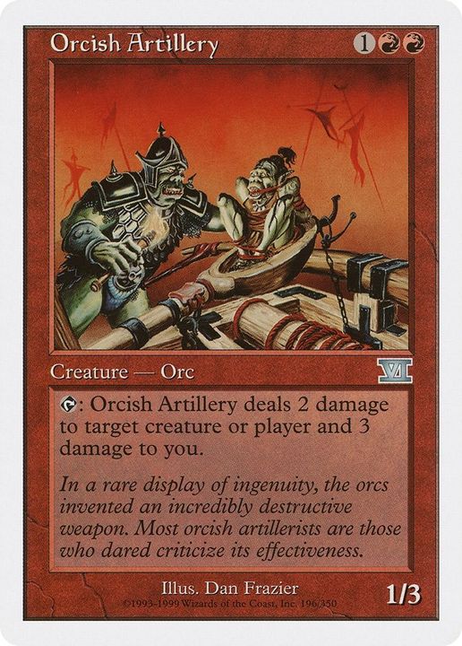 Orcish Artillery in the group Magic the Gathering / Types / Creatures / Warrior at Proxyprinters.com (21215)