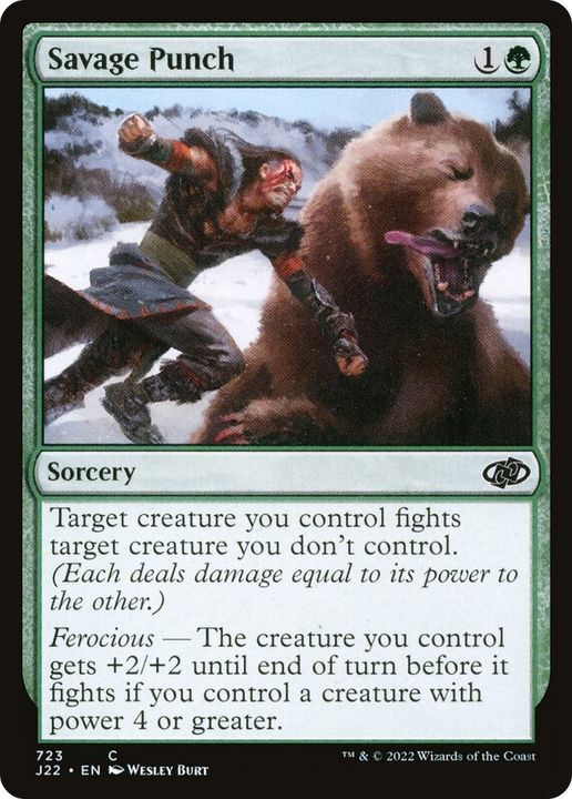 Savage Punch in the group Magic the Gathering / Sets / Jumpstart 2022 at Proxyprinters.com (21220)