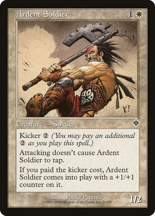 Ardent Soldier in the group Magic the Gathering / Types / Creatures / Human at Proxyprinters.com (21222)