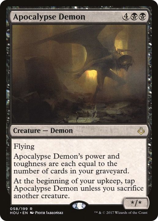 Apocalypse Demon in the group Magic the Gathering / Sets / Hour of Devastation at Proxyprinters.com (21227)