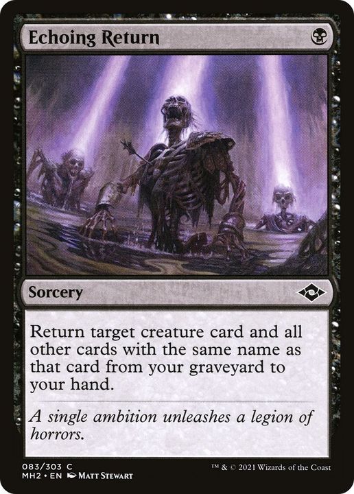 Echoing Return in the group Magic the Gathering / Types / Colors / Black at Proxyprinters.com (21237)