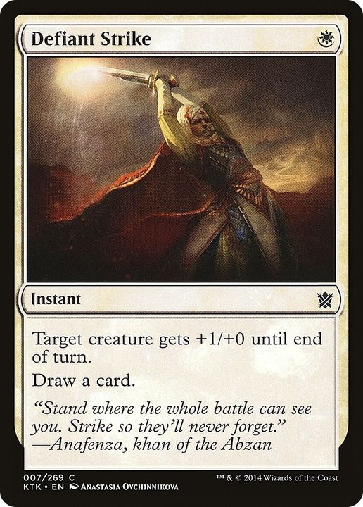 Defiant Strike in the group Magic the Gathering / Types / Colors / White at Proxyprinters.com (21239)