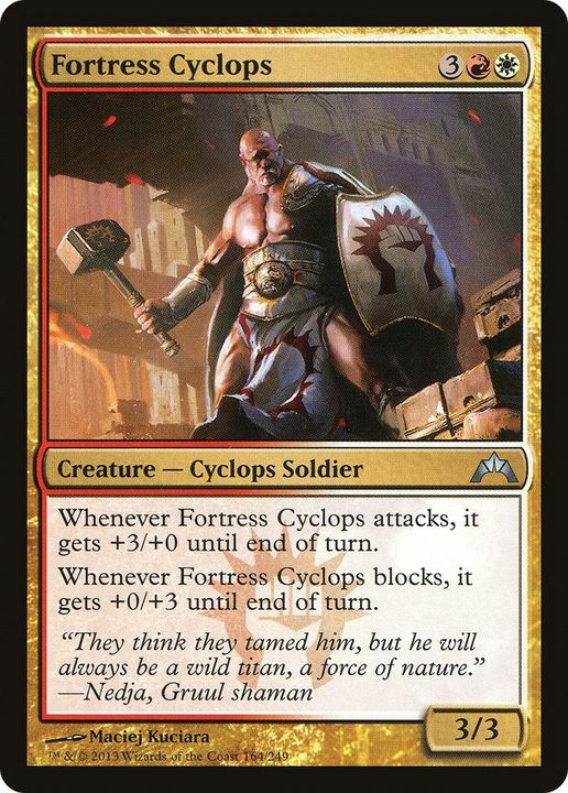 Fortress Cyclops in the group Magic the Gathering / Types / Colors / Multicolors / R, W at Proxyprinters.com (21255)