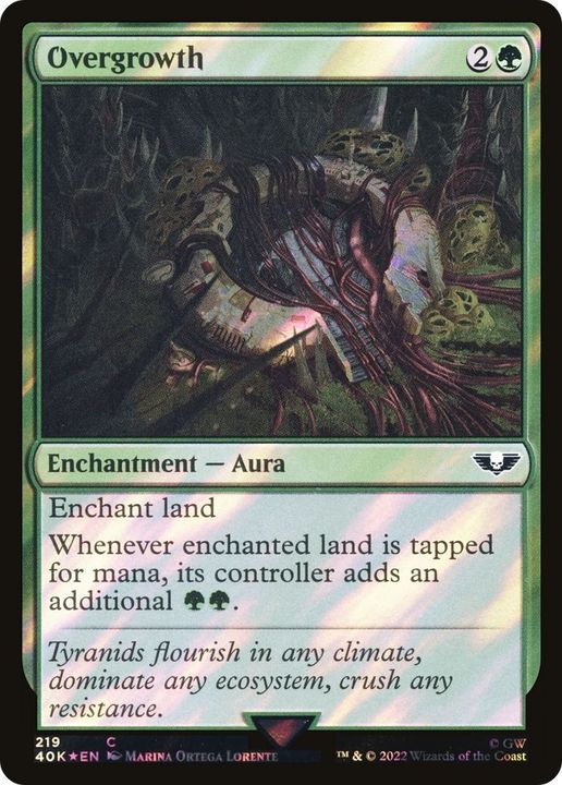 Overgrowth in the group Magic the Gathering / Sets / Warhammer 40,000 Tokens at Proxyprinters.com (21256)