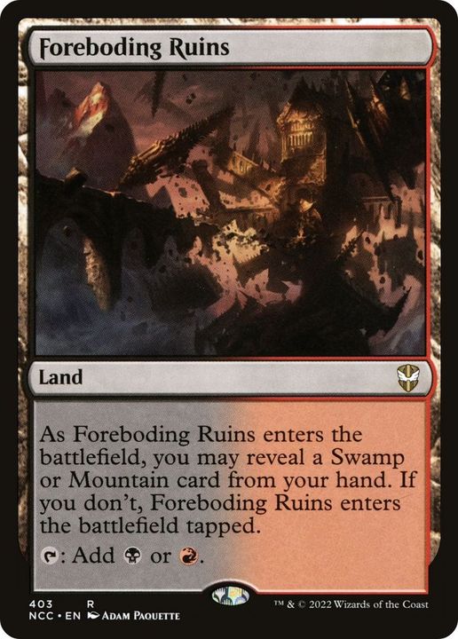 Foreboding Ruins in the group Magic the Gathering / Types / Colors / Colorless at Proxyprinters.com (21263)