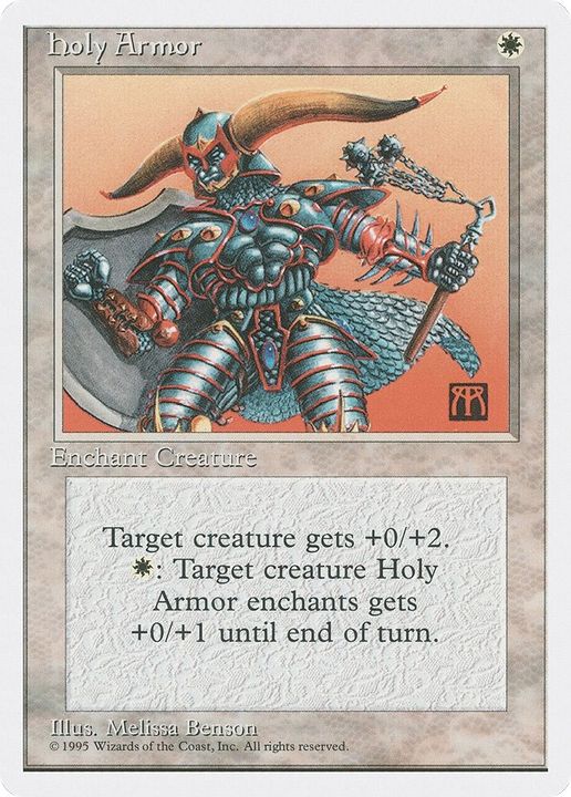 Holy Armor in the group Magic the Gathering / Types / Colors / White at Proxyprinters.com (21276)