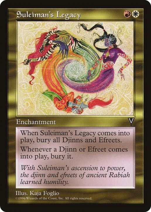 Suleiman's Legacy in the group Magic the Gathering / Types / Enchantment / Enchantment at Proxyprinters.com (21286)