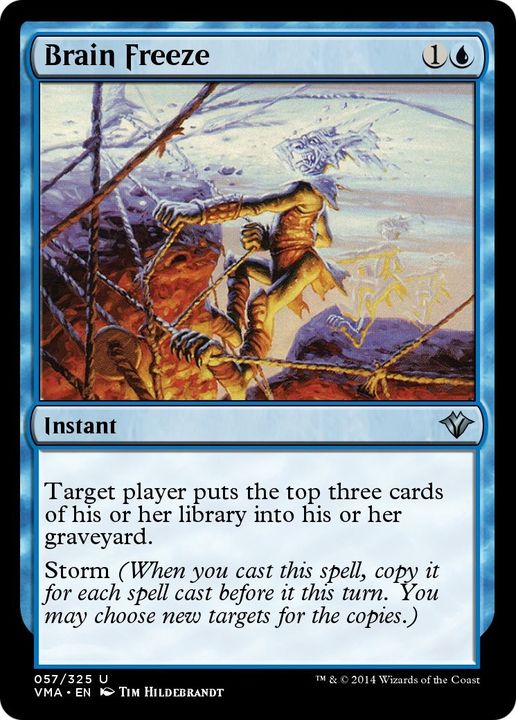 Brain Freeze in the group Magic the Gathering / Types / Colors / Blue at Proxyprinters.com (21319)