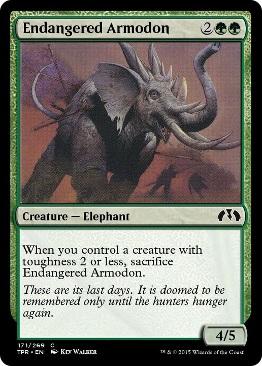 Endangered Armodon in the group Magic the Gathering / Singles at Proxyprinters.com (21327)