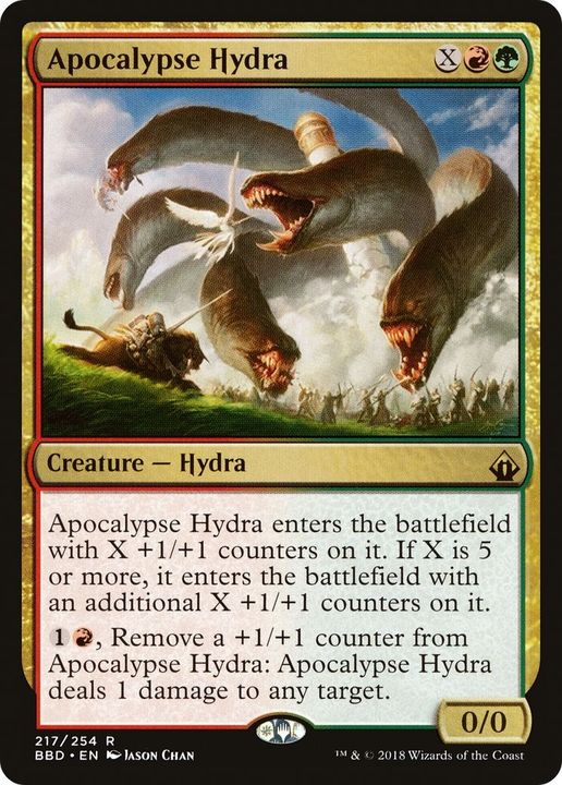 Apocalypse Hydra in the group Magic the Gathering / Types / Colors / Multicolors / G, R at Proxyprinters.com (21339)