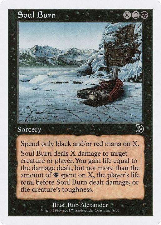 Soul Burn in the group Magic the Gathering / Types / Colors / Black at Proxyprinters.com (21345)