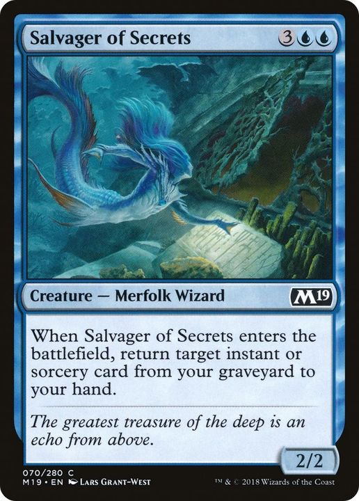 Salvager of Secrets in the group Magic the Gathering / Types / Creatures / Wizard at Proxyprinters.com (21369)