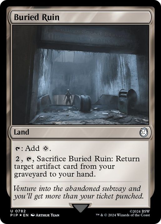 Buried Ruin in the group Magic the Gathering / Types / Colors / Colorless at Proxyprinters.com (21395)