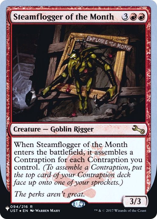 Steamflogger of the Month in the group Magic the Gathering / Types / Creatures / Goblin at Proxyprinters.com (21397)