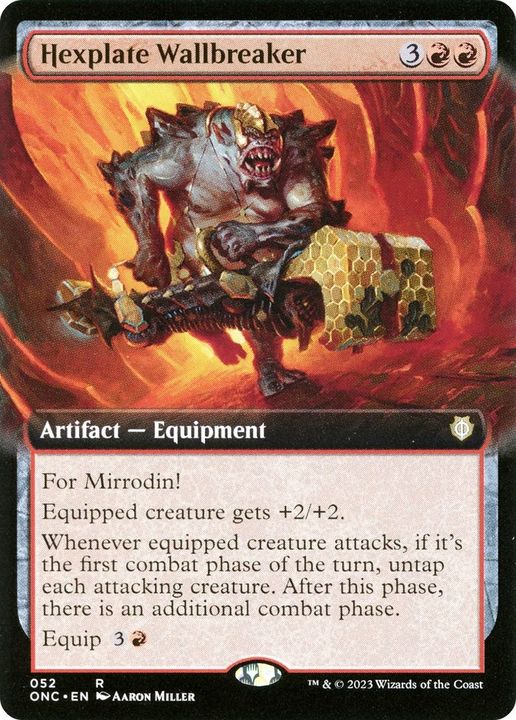 Hexplate Wallbreaker in the group Magic the Gathering / Sets / Phyrexia: All Will Be One Commander at Proxyprinters.com (21413)