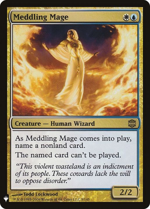 Meddling Mage in the group Magic the Gathering / Types / Colors / Multicolors / U, W at Proxyprinters.com (21433)