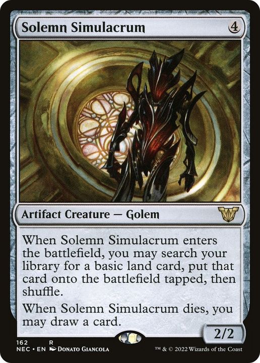 Solemn Simulacrum in the group Magic the Gathering / Types / Colors / Colorless at Proxyprinters.com (21438)