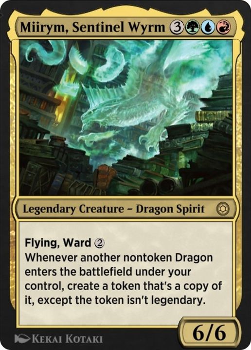 Miirym, Sentinel Wyrm in the group Magic the Gathering / Sets / Alchemy Horizons: Baldur's Gate at Proxyprinters.com (21444)