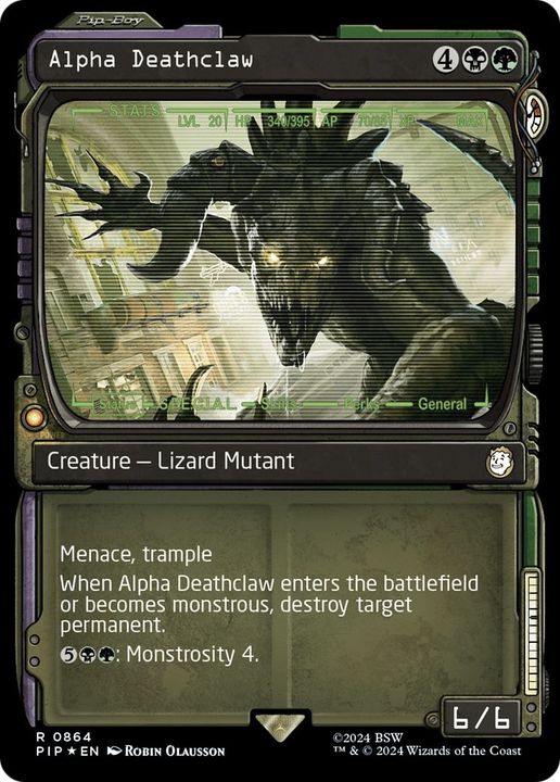 Alpha Deathclaw in the group Magic the Gathering / Types / Colors / Multicolors / B, G at Proxyprinters.com (21445)