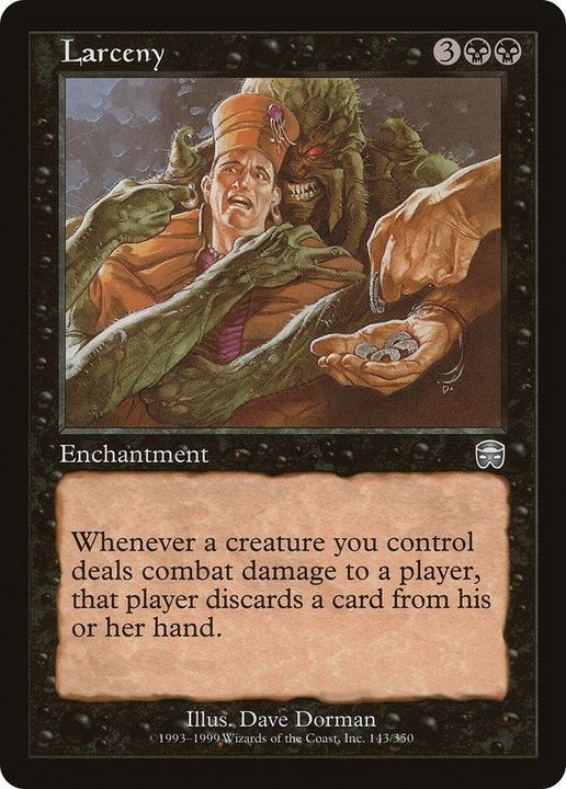 Larceny in the group Magic the Gathering / Types / Enchantment / Enchantment at Proxyprinters.com (21447)